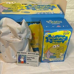 Bikini Bottom Buddies Cool Fish Toy. Confirmed. Box opened package 📦 sealed